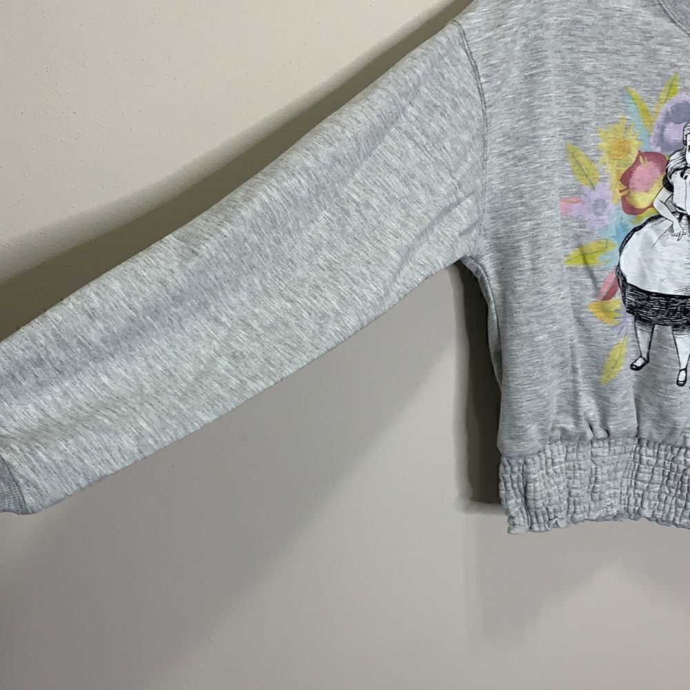 Alice in Wonderland gray sweatshirt medium (C1) - Picture 4 of 6